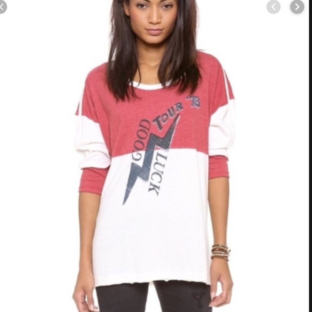 Free People Good Luck Tour Tee